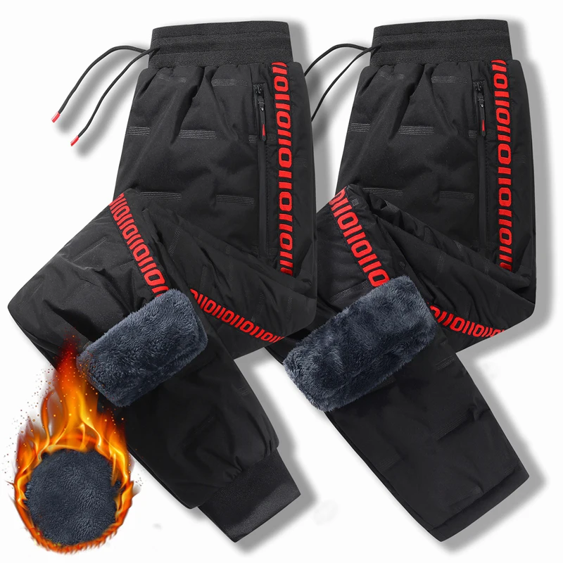 Winter Clothing Brand - Winter Lambswool Down Pants Warm Thicken