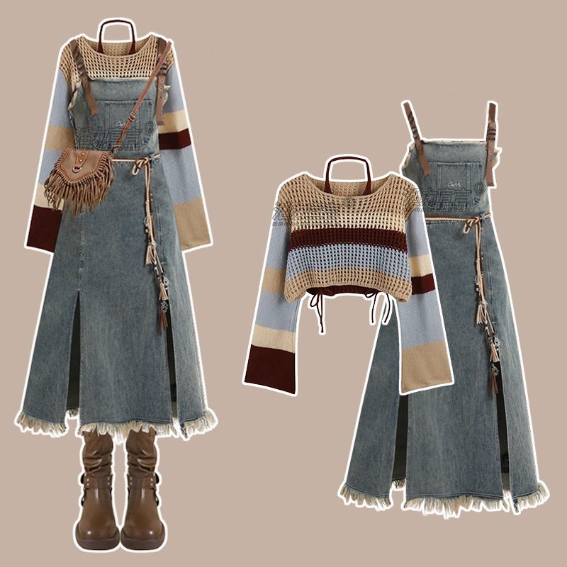 Winter Clothing Ladies - 2026 Spring New Vintage Denim Skirt