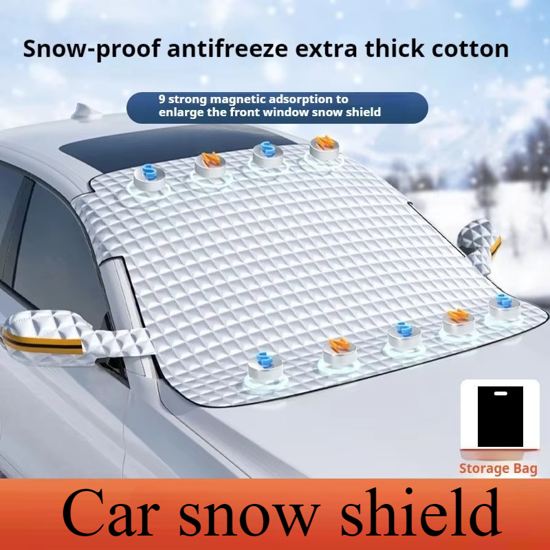 Winter Sun Clothing - Thickened Car Snow Shield Windshield Half