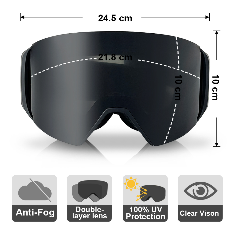Professional Ski Glasses Men W - đánh giá và giá Snow Goggle Uv