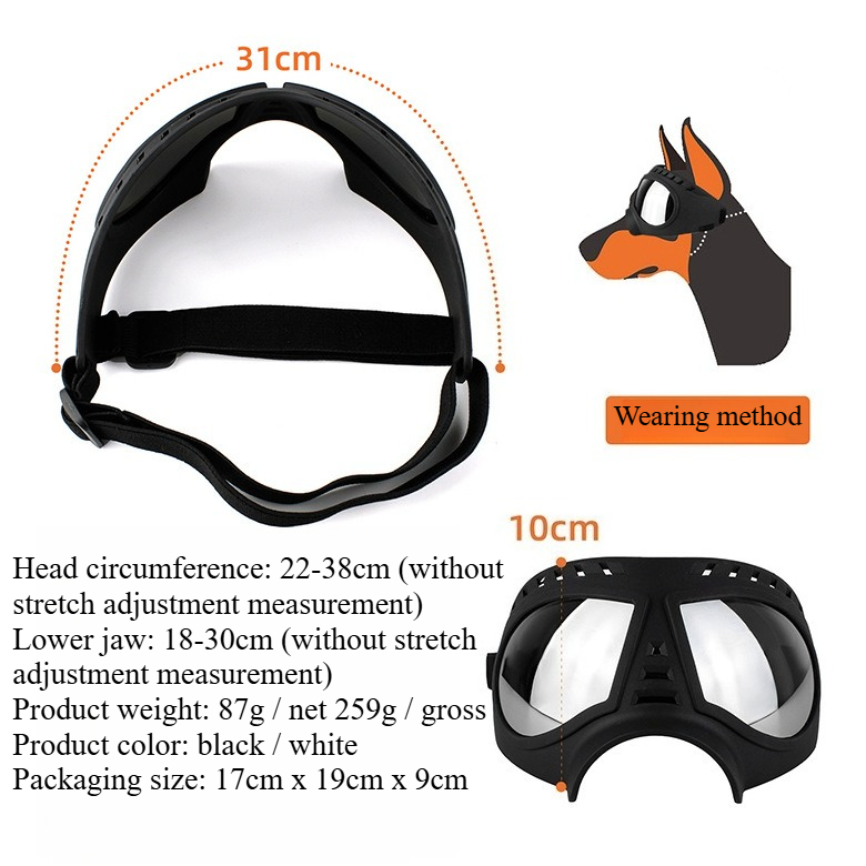 Pet Glasses for Medium Large-s - đánh giá và giá Snow Goggle Uv
