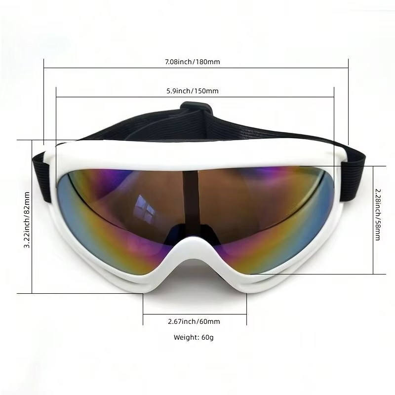 1pc Large Frame Polarized Ski  - đánh giá và giá Snow Goggle Uv