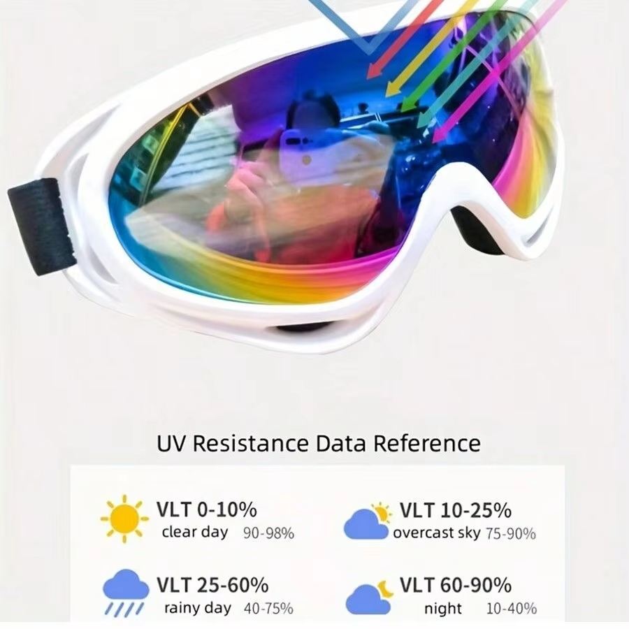 1pc Large Frame Polarized Ski  - đánh giá và giá Snow Goggle Uv