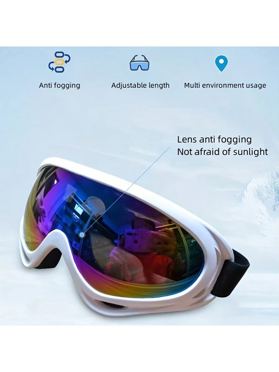 1pc Large Frame Polarized Ski  - đánh giá và giá Snow Goggle Uv