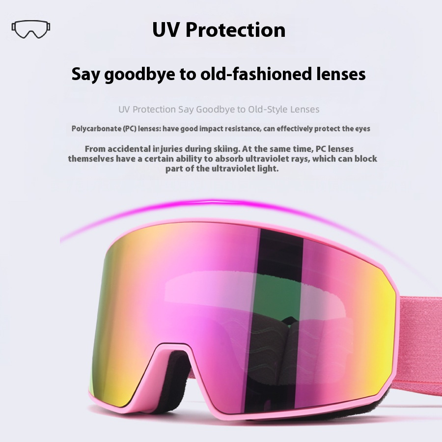 Ski Goggles Dual-Layer Anti-Fo - đánh giá và giá Snow Goggle Uv