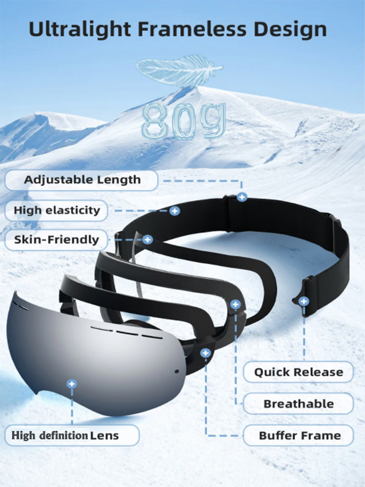 Snow glasses Men Women Outdoor - đánh giá và giá Snow Goggle Uv