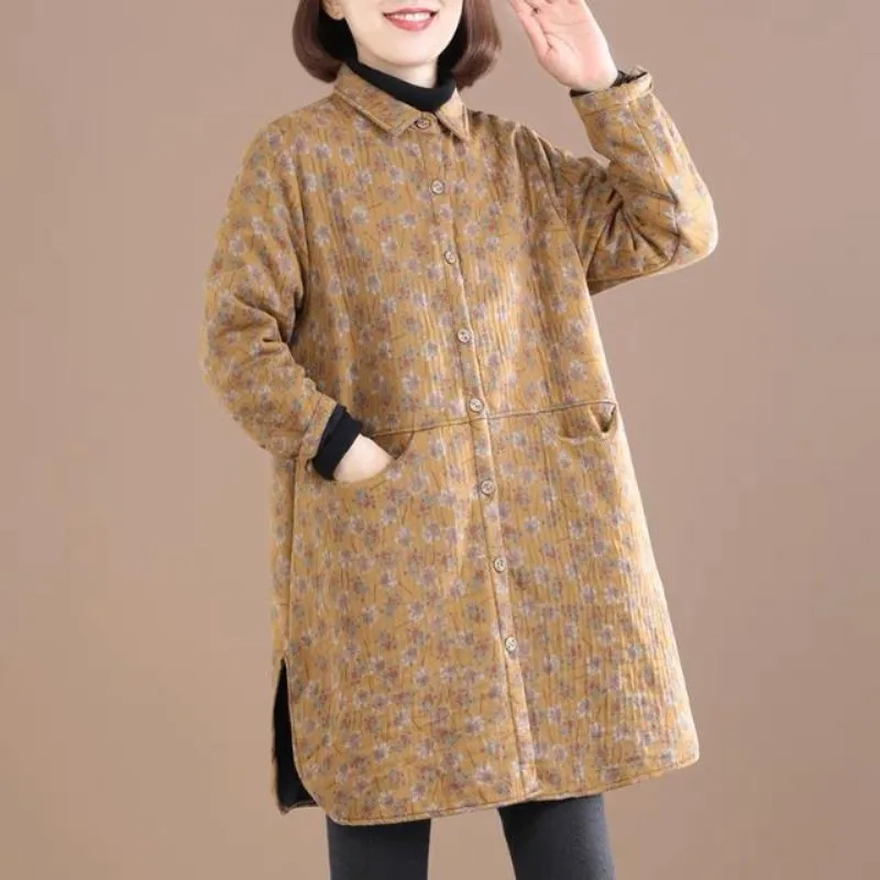 Vintage Floral Print Women Jac - đánh giá và giá Winter Clothing Trends For Women