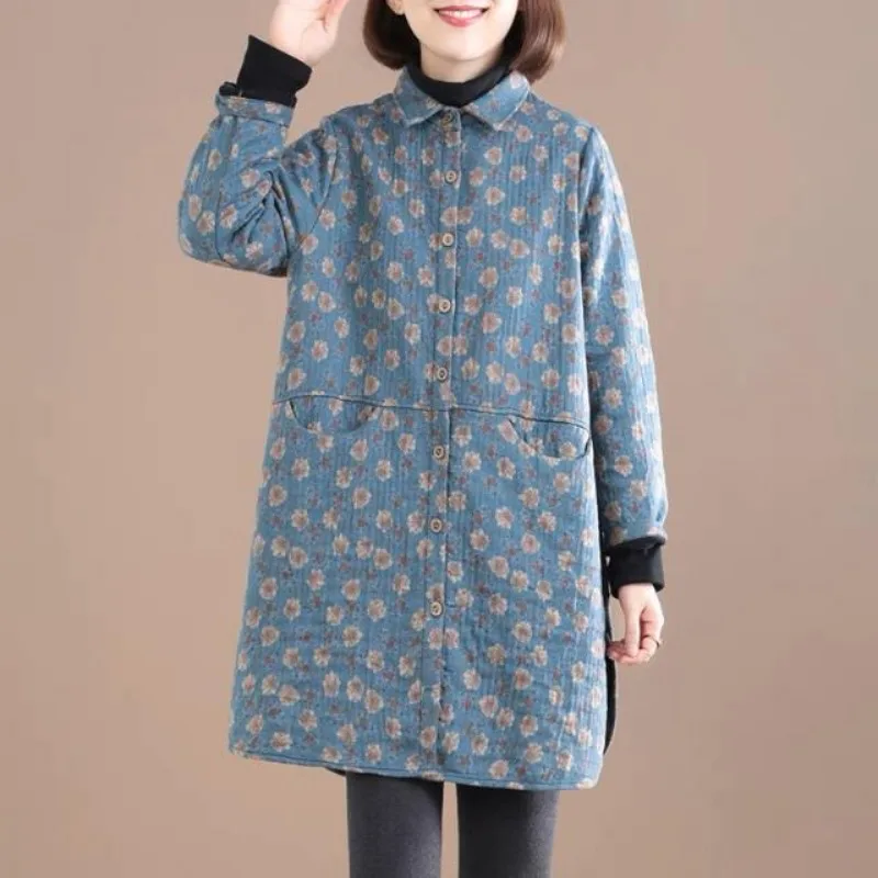 Vintage Floral Print Women Jac - đánh giá và giá Winter Clothing Trends For Women