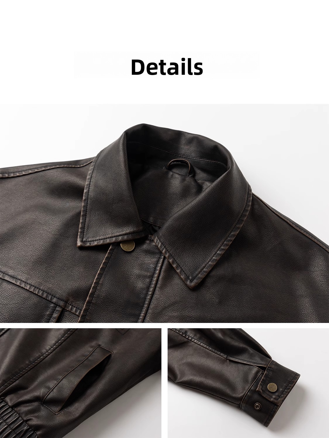 Trendy Loose Men's Leather Jac - đánh giá và giá Winter Sun Clothing