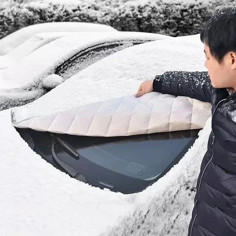Thickened Car Snow Shield Wind - đánh giá và giá Winter Sun Clothing