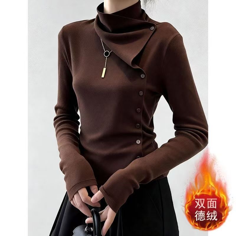 Button Irregular Button Patchw - đánh giá và giá Winter Clothing Trends For Women