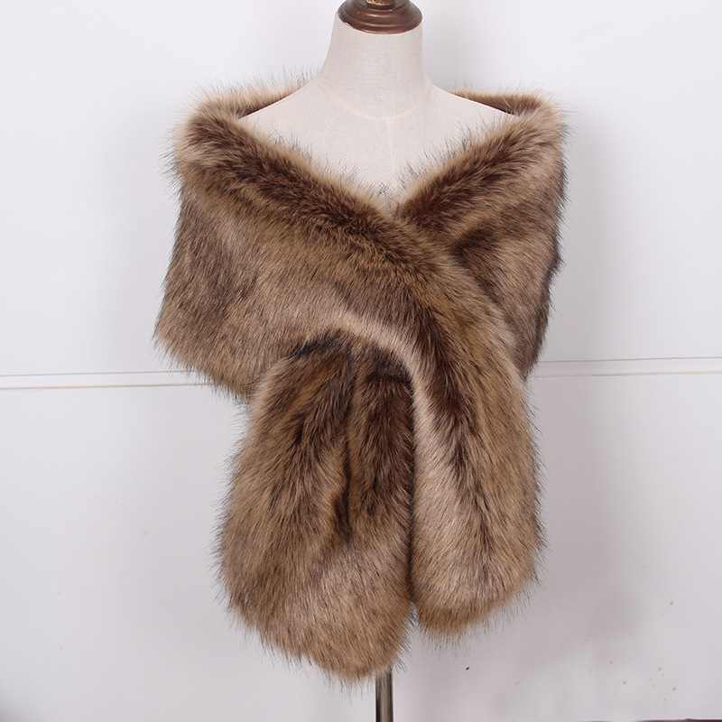 Giả Cáo Lông Nữ Len Dài Sang T - đánh giá và giá Winter Clothing Ladies