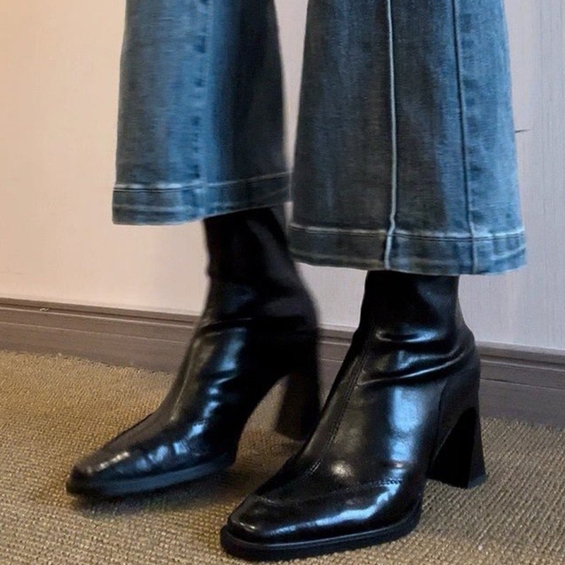 High Heels Women’s Ankle Boots - đánh giá và giá Winter Clothing Ladies