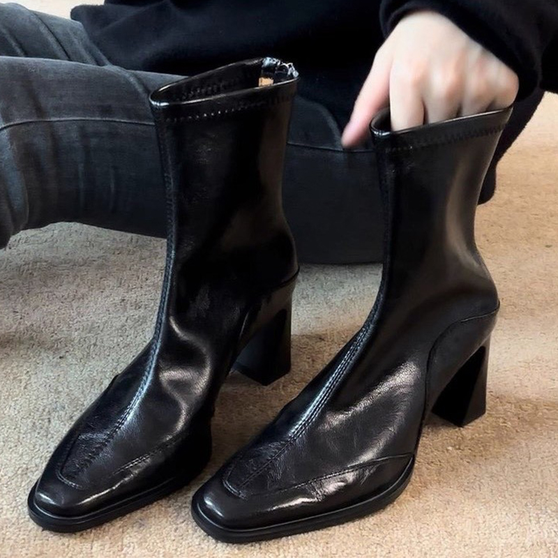 High Heels Women’s Ankle Boots - đánh giá và giá Winter Clothing Ladies