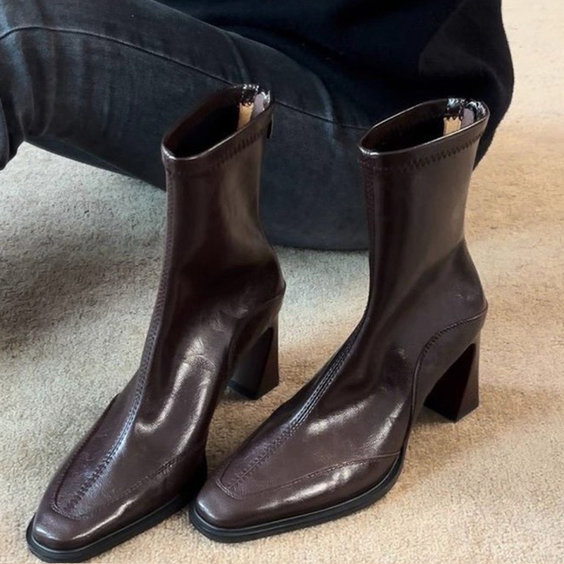 High Heels Women’s Ankle Boots - đánh giá và giá Winter Clothing Ladies