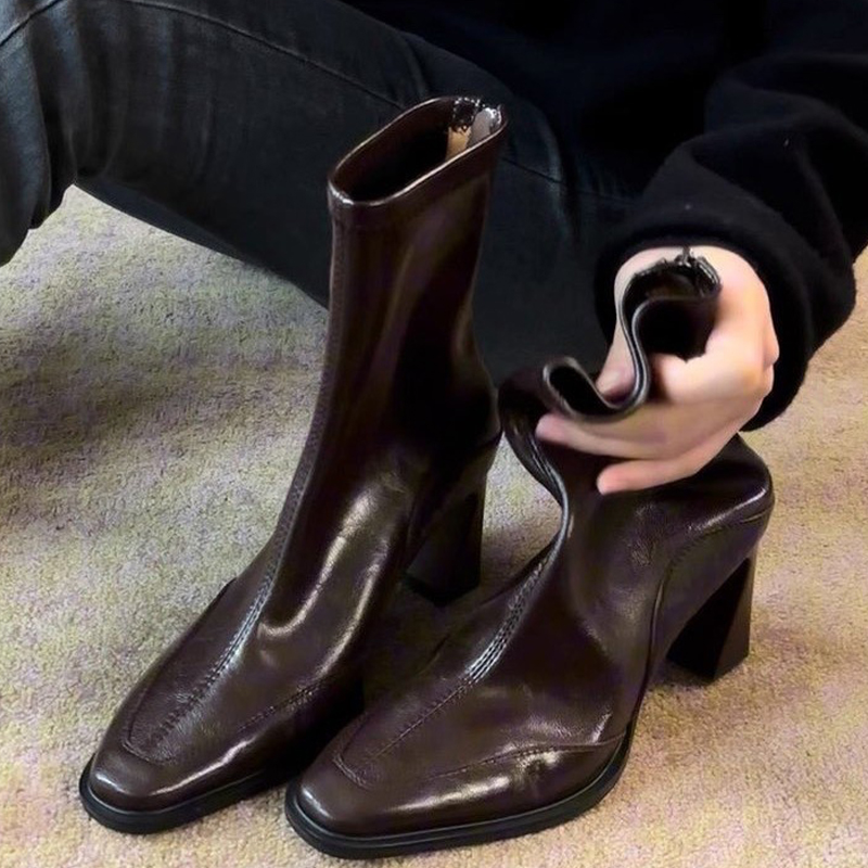 High Heels Women’s Ankle Boots - đánh giá và giá Winter Clothing Ladies