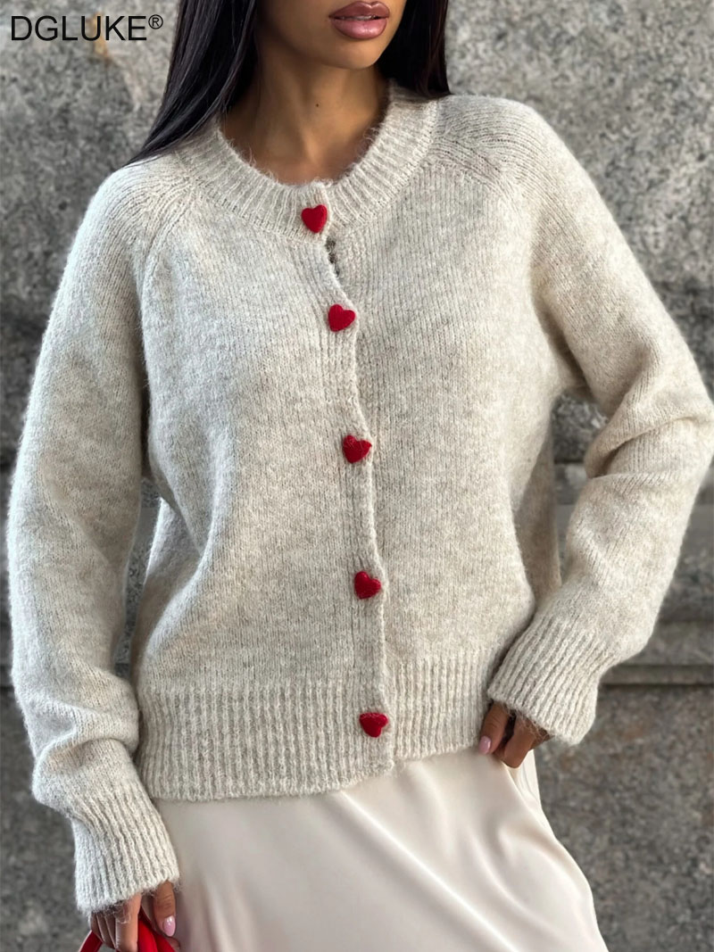 DGLUKE Crew Neck Knit Cardigan - đánh giá và giá Winter Clothing Zara