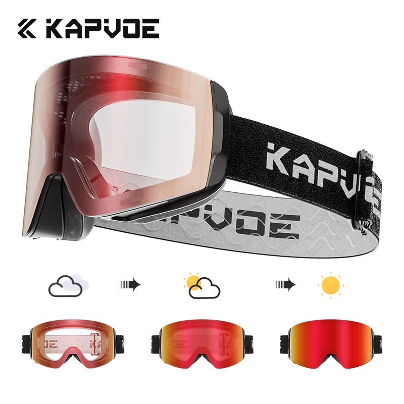 KAPVOE Magnetic Snow Goggles D - đánh giá và giá Snow Goggle Uv